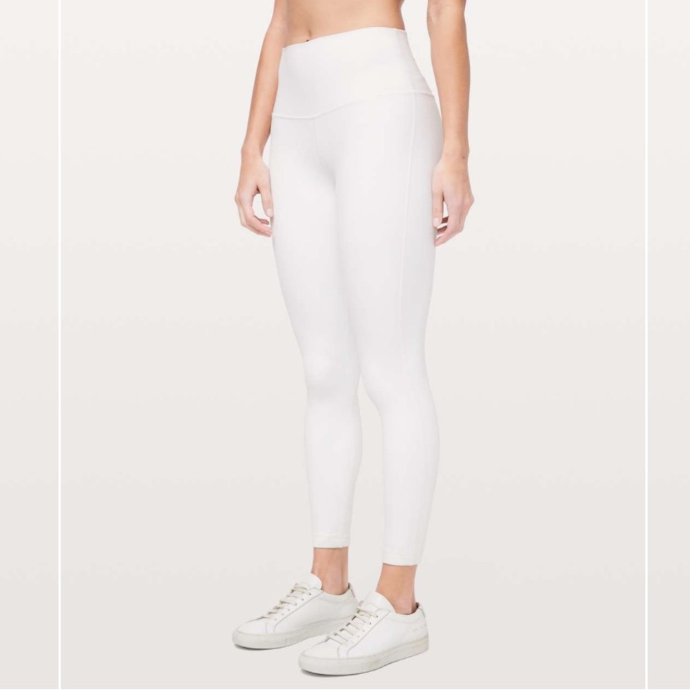 Women’s Lululemon Align Pant II, Size 8, 25 in White